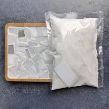 100g Mosaic Filler Powder, Colorful Grout Filler Powder, Handmade White And Colored