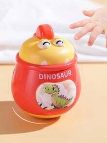 1 pieza Juguetes-guasón de dinosaurio con forma de dinosaurio para bebés y niños pequeños, aleatorio color, patrón, tamaño y embalaje para la educación y formación temprana - Multicolor - Ver 4