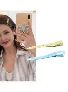 12pcs 9cm Metal Alligator Hair Clips For Hair Salon Hairdressing Styling Mixed-Color,Hair Accessories - Multicolor - View 3