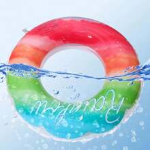 Swimming Ring , Inflatable Swimming Rings Tubes, Rubber Ring For Swimming Inflatable Ring For Swimming Pool Water Sports - Multicolor - View 2
