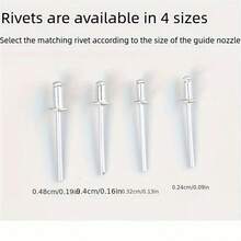 Pistolet à riveter manuel, petit pistolet à riveter, pinces à riveter rivet, pistolet à riveter à noyau économique, avec environ 40 rivets dans quatre spécifications - Bleu azur - Voir 4
