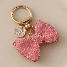 Móc khóa đính nơ đính đá trang trí xe hơi sáng tạo vòng lò xo vàng kim loại phụ kiện túi xách nữ móc khóa trang trí thích hợp sử dụng hàng ngày ngày lễ tình nhân phụ kiện xe hơi ngày lễ tình nhân túi xách quyến rũ trường học dễ thương goth y2k - Nhiều màu - Xem 6