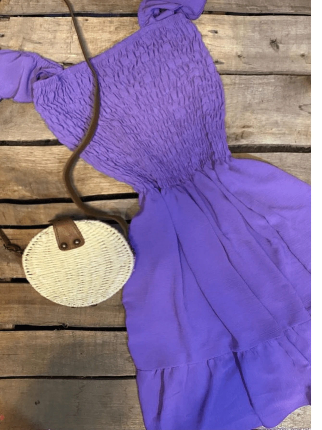 Vestido Soltinho Verão Estampado Floral Plus Luxo - Roxo - Visão 1