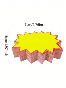 50 Miếng Dán Nhãn Giá, Giấy Quảng Cáo Nhỏ, Thẻ Giá Sản Phẩm, Thẻ Giá Thị Trường, Bắt Mắt Và Hiệu Quả Để Quảng Cáo Bán Lẻ Và Sản Phẩm. - Nhiều màu - Xem 11