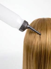 WANMEI 1 cái hoặc 2 cái/bộ Chai nhựa trong suốt đựng thuốc nhuộm tóc, chai đựng dầu dưỡng tóc dùng trong salon, dung tích 8.12oz và 4.06oz. - Nhiều màu - Xem 8
