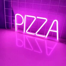 1pc 11,8x5,19 inch (khoảng 30x13,2cm) Biển hiệu đèn neon kiểu đèn LED neon màu xanh PIZZA, cấp nguồn bằng USB/pin, thích hợp để trang trí tường phòng ngủ, trang trí tiệc ngày lễ tình nhân, trang trí sinh nhật, trang trí đám cưới, trang trí nhà cửa, trang trí Giáng sinh, trang trí quán bar, biển hiệu cửa hàng của người có sức ảnh hưởng - Nhiều màu - Xem 9