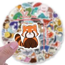 100PCS Pegatinas animales lindos originales Vinilo Estética a prueba de agua Pegatinas Álbum de recortes, Diario, Portátil, Parachoques, Patineta, Botellas de agua, Computadora, Teléfono, Dibujos animados, Sombrero duro, Pegatinas y calcomanías de coche