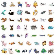 100PCS Pegatinas animales lindos originales Vinilo Estética a prueba de agua Pegatinas Álbum de recortes, Diario, Portátil, Parachoques, Patineta, Botellas de agua, Computadora, Teléfono, Dibujos animados, Sombrero duro, Pegatinas y calcomanías de coche