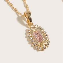 1 chiếc dây chuyền mặt dây chuyền hình Đức Mẹ Maria bằng vàng 14K dành cho nữ - Mary trinh nữ - Xem 13
