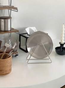 1pc Highly Attractive Korean Stainless Steel Swallowtail Shaped Plate Set With Creative Fruit & Snack & Dessert Plate And Base Plate For Home Use Christmas Gift - Silver - View 10