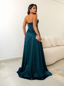Bridesmaid Dresses - Dark Green - View 2