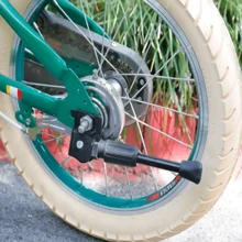 1pc 16-Inch Mountain Bike Kickstand Bicycle Park Support With Built-In Stand And Side Support - Black - View 7