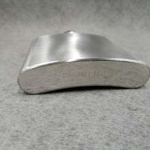 Stainless Steel Leak-Proof Whiskey Flask, Silver Portable Alcohol Flask - Silver - View 3