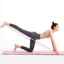 1pc 15 Pounds Yoga Stretch Band, Pilates Stretch Band, Fitness TPE Training Stretch Band