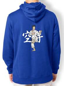 Men Sweatshirts - 寶藍色 - 查看 2