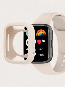 2 件装纯色男女款硅胶保护壳和表带，适用于 Redmi Watch 3 Active 日常休闲简约款 - Redmi Watch 3 Active - 查看 15