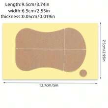 10pcs/Pack Ultra-Thin Sweat-Absorbent Disposable Underarm Patch, Perfect For Summer Outdoor Activities & Sports - one-size - View 2