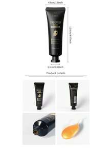 SKVORTSO 1 pièce Masque facial pelable à la bave d"escargot avec feuille d"or 24K 1,76 oz, hydratant, hydratant, éclaircissant, raffinant les pores, pour une utilisation quotidienne, unisexe - Noir - Voir 4