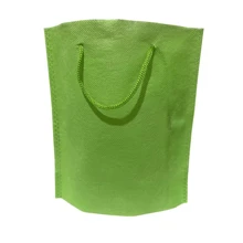 TNT Bag With Drawstring Handle - STANDS ON THE TABLE - Pack Of 10 Units - MEDIUM (22cm X 26cm) - COLORS - 青檸色 - 查看 2
