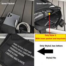 Tactical Combat Chest Rig Bag Front Pouch Recon Kit Pack Sport Protective Vest - 黑色 - 查看 4