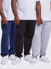 Men Sweatpants - Black - View 1