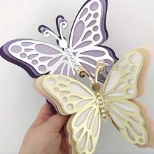 Butterflies Craft Dies Metal Cutting Dies Scrapbooking Stamps Embossing Paper Cards Template Punch Stencil - Silver - View 8