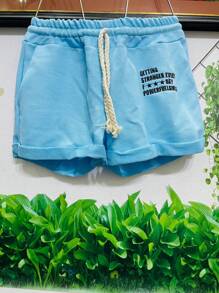 Women Shorts - Màu xanh nhạt - Xem 1