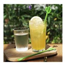 Baguettes de brassage jetables, - Agitateur de boisson cactus - Voir 2