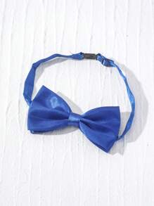2pcs British-Style Braces Clips Elastic Weave Suspenders Strong Clips Suspenders With Bowknot Tie - Royal Blue - View 2