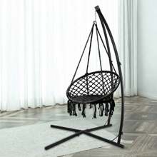 Pirecart Hammock Chair Stand, Heavy Duty X-Base Steel Stand For Hanging Chairs, Hammocks, Tree Tent, Swing Chairs, For Indoor Outdoor Patio - 330 Lbs (Stand Only) - màu đen - Xem 5