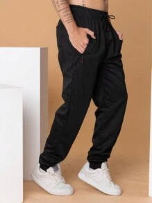 Men Pants - 黑色 - 查看 2