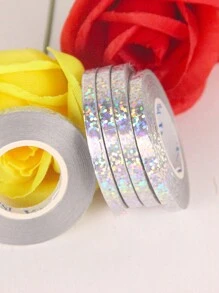 10pcs Mixed Shiny Laser Party Balloon Ribbon & String For Decoration, Birthday, Wedding Party Supplies, Back To School Valentine Day