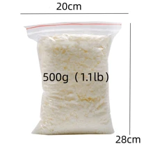 Cera de Soja Pura para Fazer Velas 200g/500g, Suprimentos para Fazer Velas Artesanais de Aromaterapia DIY