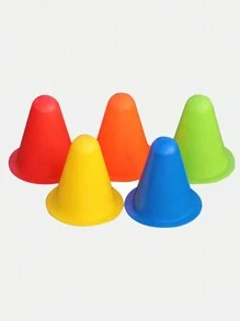 10pcs 8cm Training Markers For Football, Cone Markers For Training, Agility Field Markers Cone With Carry Bag- Roller Skating Cones