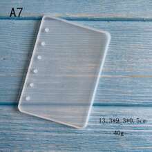 1pc Notebook Cover Silicone Resin Mold A5 A6 A7 Multi Size Epoxy Resin Book Cover Silicone Casting Mold For DIY Rectangle Notebook Scrapbook Album Cover Casting