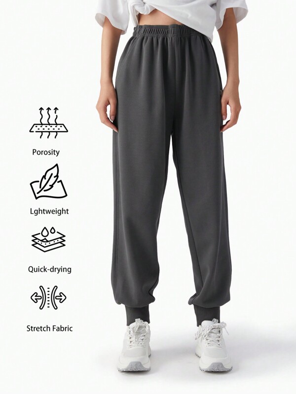 TECTOP Pantaloni de jogging pentru femei, ușoare, cu uscare rapidă, pentru antrenament atletic, sport casual în aer liber