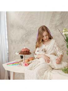 18pcs Colorful  Themed Clip-In Children Hair Extensions Set, Suitable For All Seasons And Gifts - Multicolor - View 4