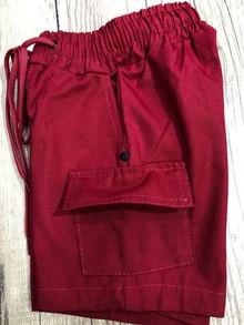 Young Boys Denim Shorts - Rojo - Ver 11