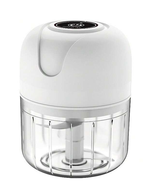 Mini Processador Com 3 Lâminas De Alimentos Moedor Alho Elétrico Sem Fio Recarregável USB Promoção