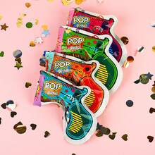 1/5PCS Handheld Confetti Gun Wedding Party Automatic Inflatable Confetti Toy (Random Style) - Multicolor - View 6