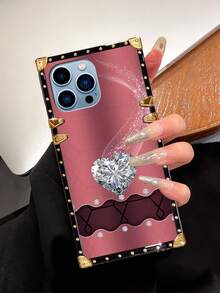 1 Ốp Điện Thoại Chống Rơi Hình Trái Tim Kim Cương Thương Hiệu Thời Trang Tương Thích Với IPhone 7P/8Plus/XR/XSMAX/11/11Pro/11ProMax/12/12Pro/12ProMax/13/13Pro/13ProMax/14/14Pro/14Plus/14ProMax/15 /15Pro/15Plus/15ProMax/Samsung Galaxy Z Flip3/Z Flip4 /S23 FE/S20+/S20U/S21U/S22U/S23U/S24 Ultra 5G/Note20 Ultra/Note10+/A04E/A05/A12/A13 4G/A14/A15/ A22/A23/A24/A25/A32/A33/A34/A52/A53/A54/A55/A72/A73 5G/OPPO A38/A18/A78 5G/A98/A79 5G/Realme C53/C55/Redmi Note12 Pro+ 5G/ Các mẫu Note13 Pro/Vivo Y36 5G. Vỏ điện thoại sẽ hiển thị các màu sắc khác nhau dưới các ánh sáng khác nhau và có lớp màng bảo vệ trên hoa văn, vui lòng tháo ra trước khi sử dụng. - Nhiều màu - Xem 5
