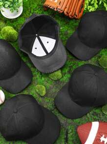 Gorra de beisbol negra gabardina hecha en México - Negro - Ver 8