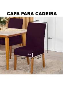 Chair Covers - Burgundy - View 4