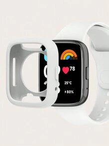 2 件装纯色男女款硅胶保护壳和表带，适用于 Redmi Watch 3 Active 日常休闲简约款 - Redmi Watch 3 Active - 查看 13