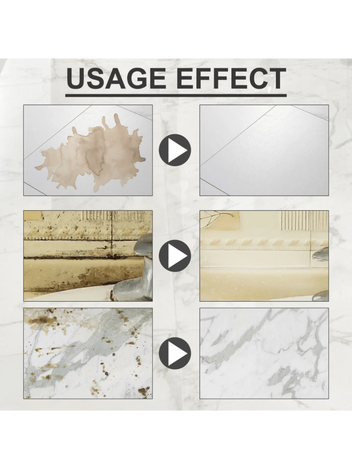 Jaysuing Stone Cleaning Powder For Removing Stains From Marble, Ceramic