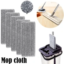 1/3/5 piezas de almohadillas de microfibra de repuesto para trapeador, paño de trapeador de repuesto reutilizable y lavable, almohadillas de trapeador para suelos planos, súper absorbentes, aptas para la mayoría de los trapeadores de espray y trapeadores reveal, accesorios de limpieza, suministros de limpieza, esenciales en el apartamento