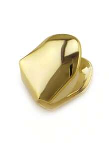 Grillz Unitário Banhado A Ouro 18k Capa Para Dente Hip-hop