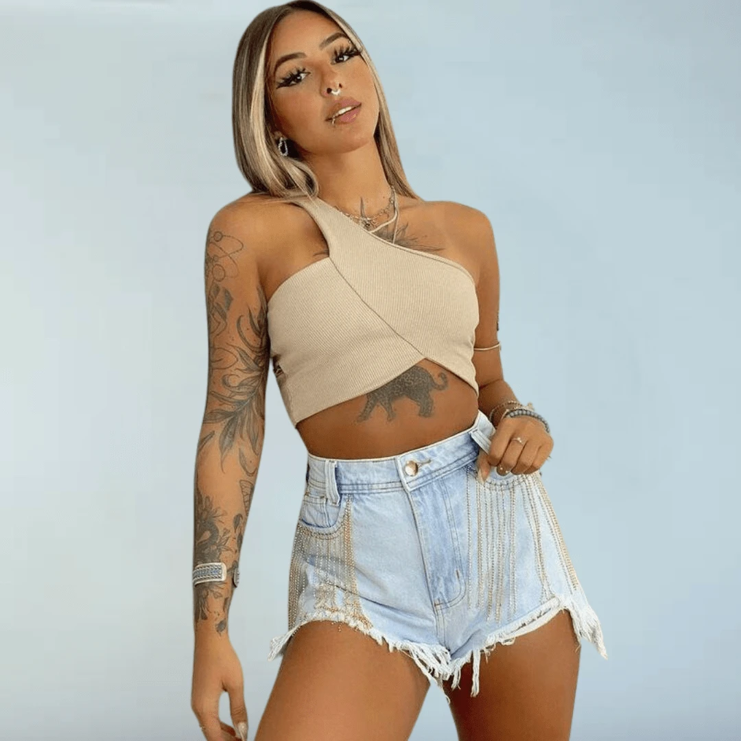 Women Blouses - Màu be - Xem 1