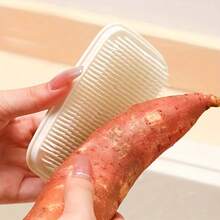1入隨機彈性蔬果削皮清洗刷，適用於水槽、砧板、杯子、排水系統，清潔用品，家居廚房，廚房用品，廚房工具，廚房，廚房物品，清潔 - 彩色 - 查看 3