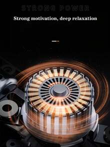 肌肉按摩槍，帶無線手持式深層組織肌肉按摩器的敲擊按摩槍，超靜音無刷電機 - 黑色 - 查看 3